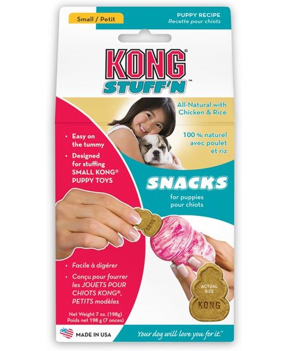 Kong Stuff 'N Mini Snacks Puppy (Kip&Rijst) - Hondenkoekjes