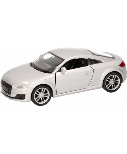 Speelgoed grijze Audi TT 2014 Coupe auto 12 cm - modelauto / auto schaalmodel