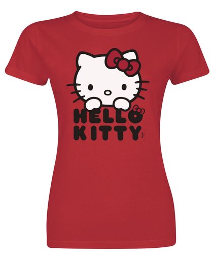 Hello Kitty Classic Girls shirt rood