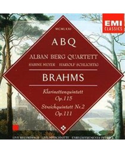 Brahms: Clarinet Quintet, etc / Meyer, Alban Berg Quartett