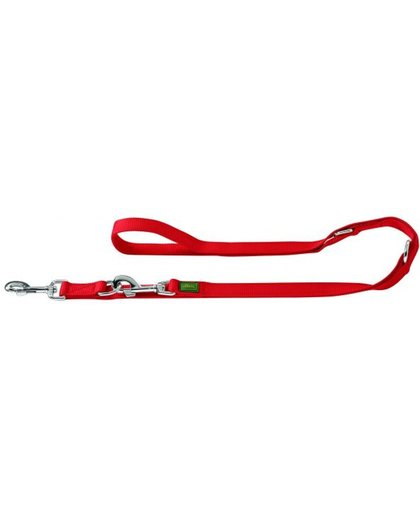 Hunter trainingslijn voor hond nylon rood 1,5x200 cm