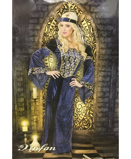 Sexy Middeleeuws Kostuum - pakje - Dames - Vrouwen outfit - fantasy - Magisch Jurkje - Carnavalskleding