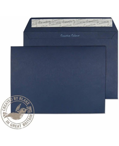 Envelop Blauw Oxford stripsluiting A5 / C5 / 162x229mm, 135-grams, pak à 25 stuks