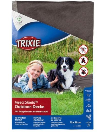 Trixie insect shield outdoor deken taupe 70x50 cm