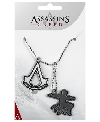 Assassin&apos;s Creed Logo Dogtag staal-mat
