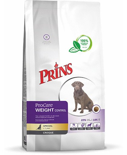 Prins Procare Hondenvoer Weight Control - Gewichtscontrole - 10 kg