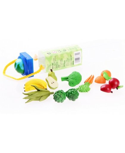 Plastic fruit en groenten 8 stuks