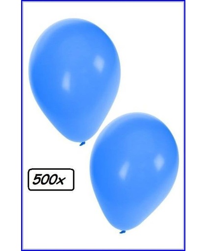 Ballonnen helium 500x blauw