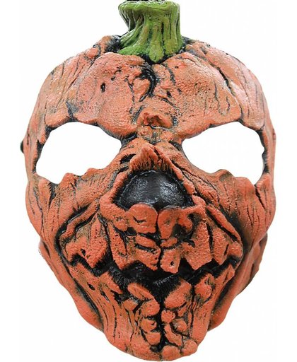 Halloween Masker Pompoen Deluxe voorkant