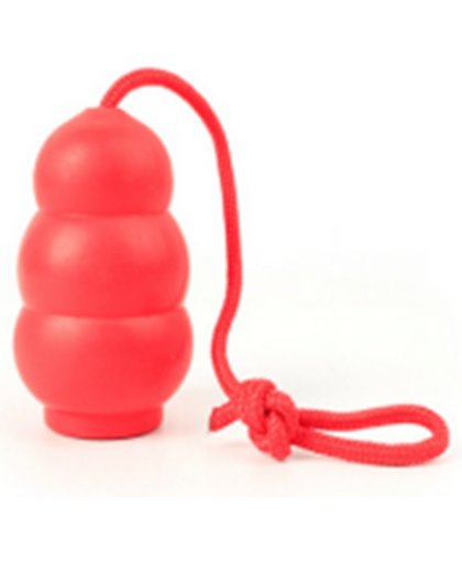 Rood rubber speeltje 11*6 cm voor de hond