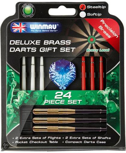 Winmau Giftset Brass 22 Gr. Steeltip dart
