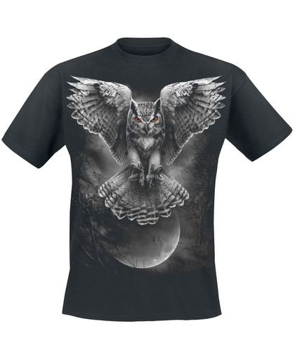 Spiral Wings Of Wisdom T-shirt zwart