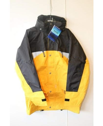 Sioen SEPP geel/zwart Chamonix | model All Year Jacket, wind- en waterbestendig | XXL