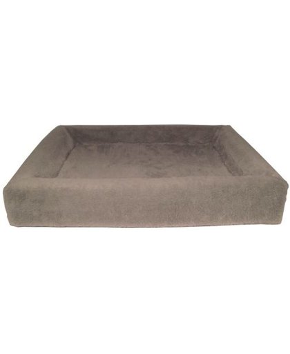 Bia fleece hoes hondenmand taupe 6 100x80x15 cm