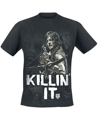The Walking Dead Daryl Dixon - Killin&apos; it T-shirt zwart