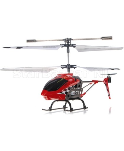 Syma S107N 3CH Metal RC Helicopter met Gyro Rood