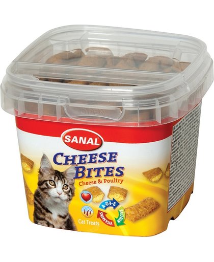 Sanal Cheese Bites - Kaas - Kattensnack - 3 x 75 g