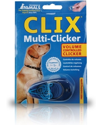 Clix Multi-Clicker - The Company of Animals Clicker - Regelbare toon en volume