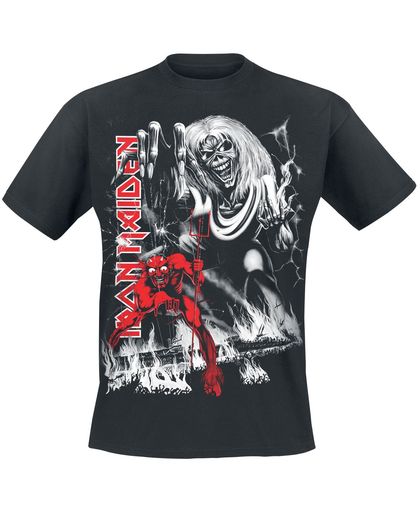 Iron Maiden Number Of The Beast T-shirt zwart