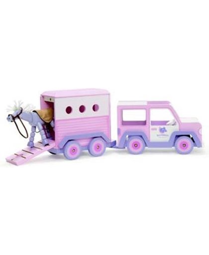 Le Toy Van Poppenhuismeubels Auto Bluebell Transporter - Hout