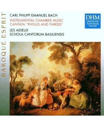 1-CD C.P.E. BACH - INSTRUMENTAL CHAMBER MUSIC - LES ADIEUX / SCHOLA CANTORUM BASILIENSIS
