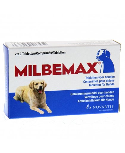 Milbemax Ontwormingsmiddel - Hond - 2x2 tabletten