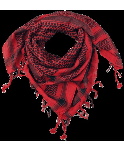 PLO-sjaal Sjaal rood-zwart