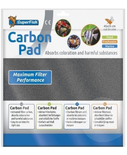Carbonpad aktieve kool doek op maat te knippen