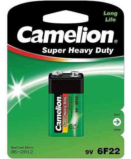 Camelion 6F22-BP1G Zink-carbon 9V niet-oplaadbare batterij