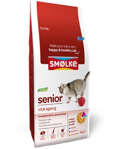 Smolke Cat Senior - Kattenvoer - 2 kg