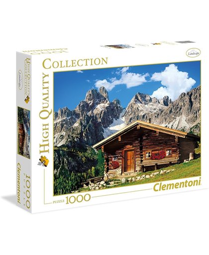 Clementoni Chalet in de bergen - 1000 stukjes
