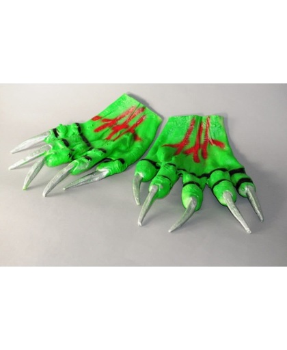 Halloween Groene monster handschoenen