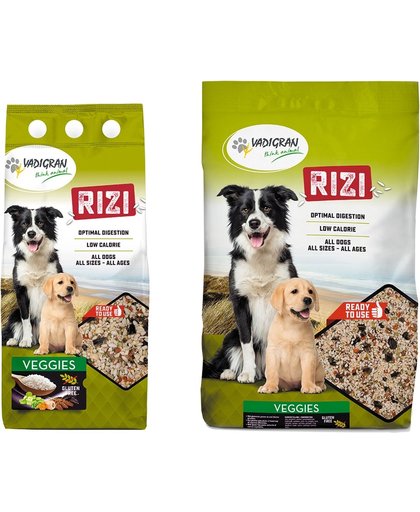 Rizi Veggies - Hond - Droogvoer - Glutenvrij - 2 x 1 kg