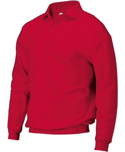 Tricorp Polosweater boord - Casual - 301005 - Rood - maat 7XL