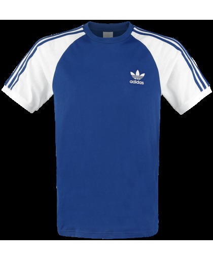 Adidas 3-Stripes T-Shirt T-shirt blauw-wit