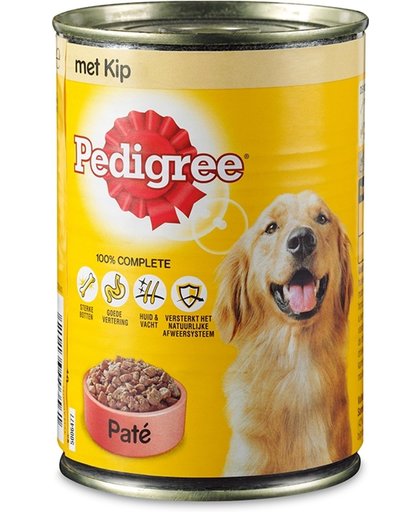 Pedigree Paté met Kip - Hond - Volledig natvoer - 3 x 400 gr