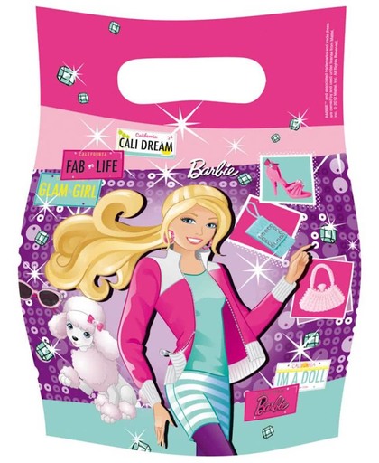 Barbie Uitdeelzakjes 6 stuks