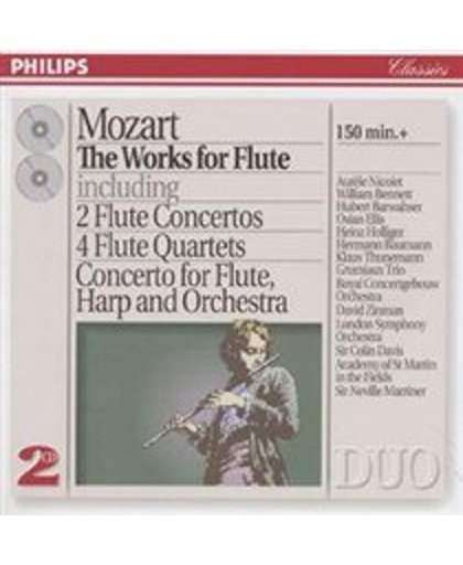 Mozart: The Works for Flute / Nicolet, Bennett, Barwahser