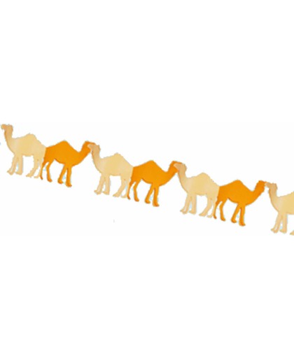 Papieren slinger met kamelen 3 m