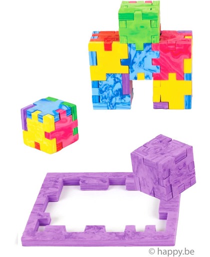 Happy Marble Cube - 6-pack cube brain teasers