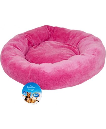 DONUT BED SNUGGLY 50CM ROZE