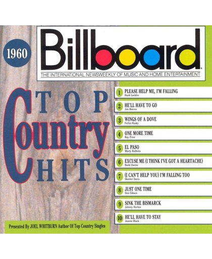Billboard Top Country Hits 1960