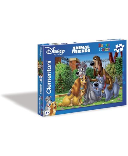 Clementoni - Disney Animal Friends - Super Color Puzzel - 104 Stukjes