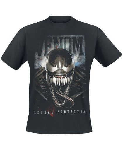 Venom Lethal Protector T-shirt zwart