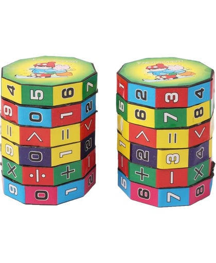 Educational Numeral Magic Cube / Mathematical Voormular Cube voor Children (2pcs in one packaging, the price is voor 2pcs)