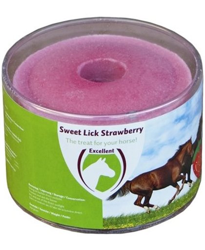 Excellent Sweet Lick  - Liksteen paard - Aardbei