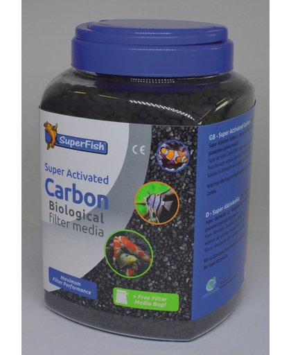 SuperFish Super Activated Carbon - Aquariumfilter - 2000 ml