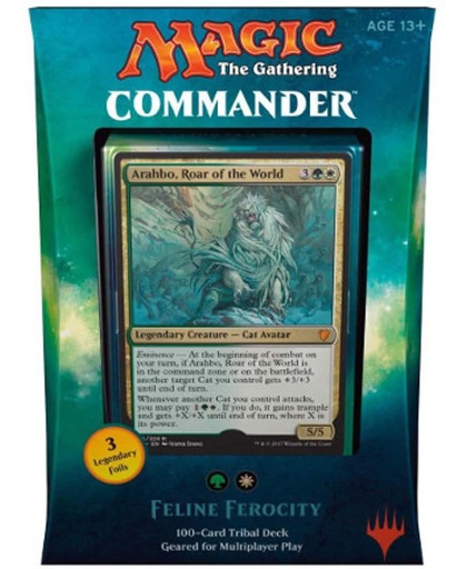 Magic The Gathering Commander 2017 Feline Ferocity