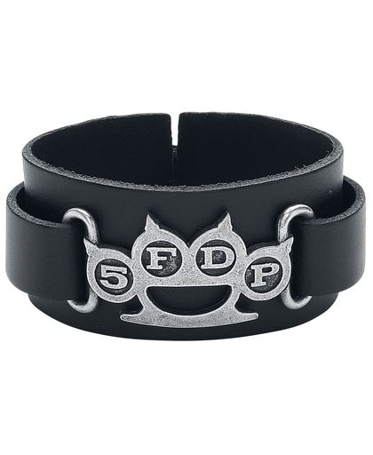 Five Finger Death Punch Knuckle Lederen armband zwart