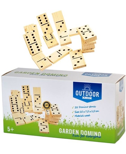 Outdoor Play Domino Hout 28dlg